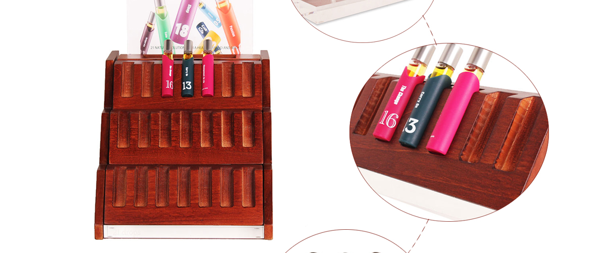 高檔定制精油展示架 臺(tái)面木質(zhì)多層展示架 品牌陳列展示架 高檔定制精油展示架 臺(tái)面木質(zhì)多層展示架 品牌陳列展示架