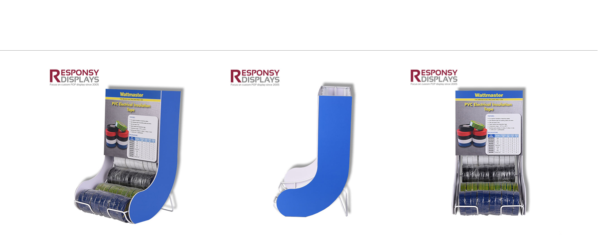 幻燈片形狀計數(shù)器金屬線和PVC遮蔽膠帶展示架膠帶分配器