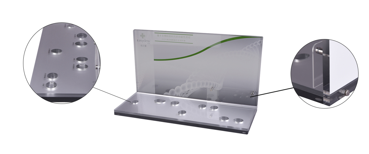 亞克力臺(tái)面護(hù)膚品展示架 亞克力臺(tái)面護(hù)膚品展示架