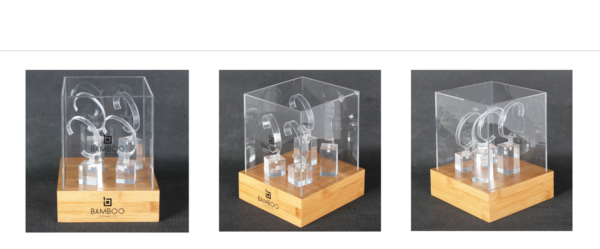定制熱銷亞克力手表珠寶展示盒臺(tái)面小展柜