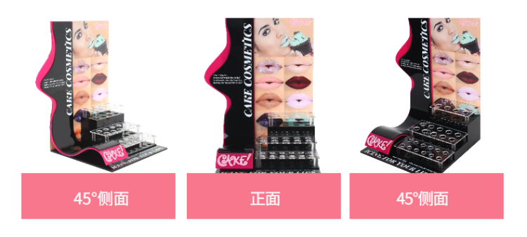 口紅展示架 定制臺面亞克力展示架 工廠批發(fā)